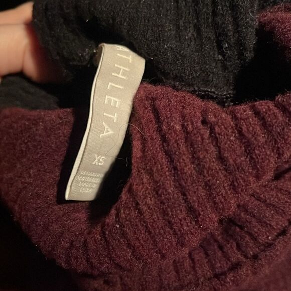 Athleta Transit Colorblock Turtleneck Sweater in Merino Wool-Blend XS - Picture 8 of 8